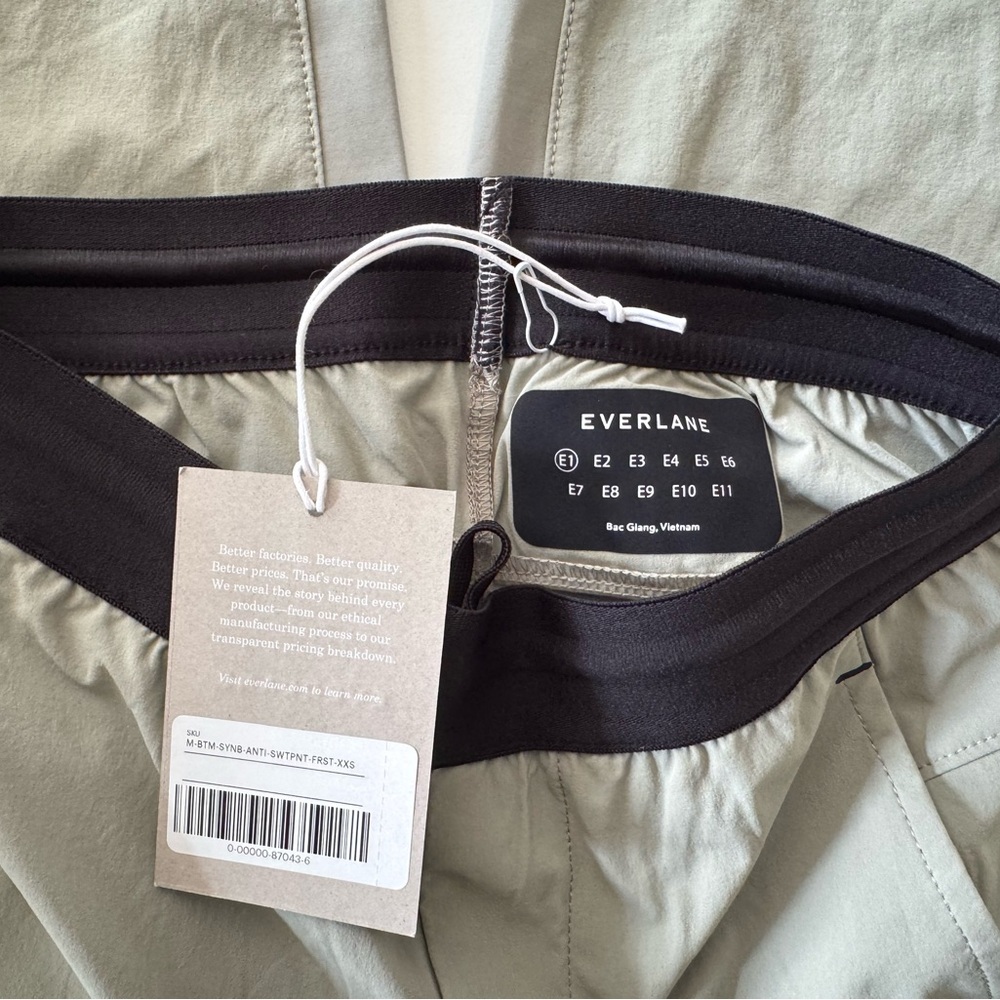NWT Everlane Unisex The Everyone Anti Sweatpant Frost Size E1 E2 E3 - Picture 5 of 6